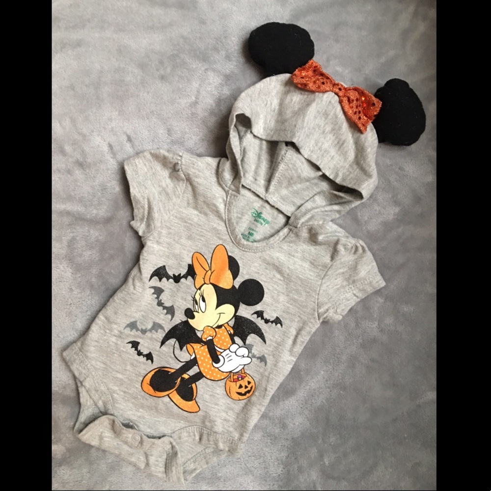Minnie Mouse Halloween Onsie